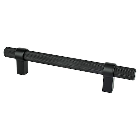 Berenson Hardware 128 mm Center to Center Radial Reign Cabinet Pull, Matte Black 5038-4055-P